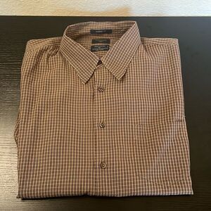 Dockers Classic Fit Men's Long Sleeve Collared Button Down Shirt ~ Size XL